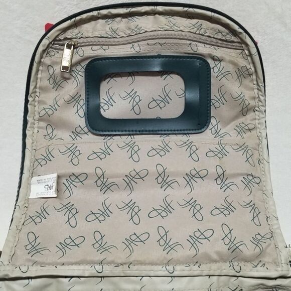 Vintage 80s Diane Von Furstenberg Large Floral Tapestry Canvas Weekend Bag - Picture 12 of 16